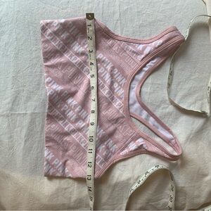 Pink Rose Pink Sports Bra